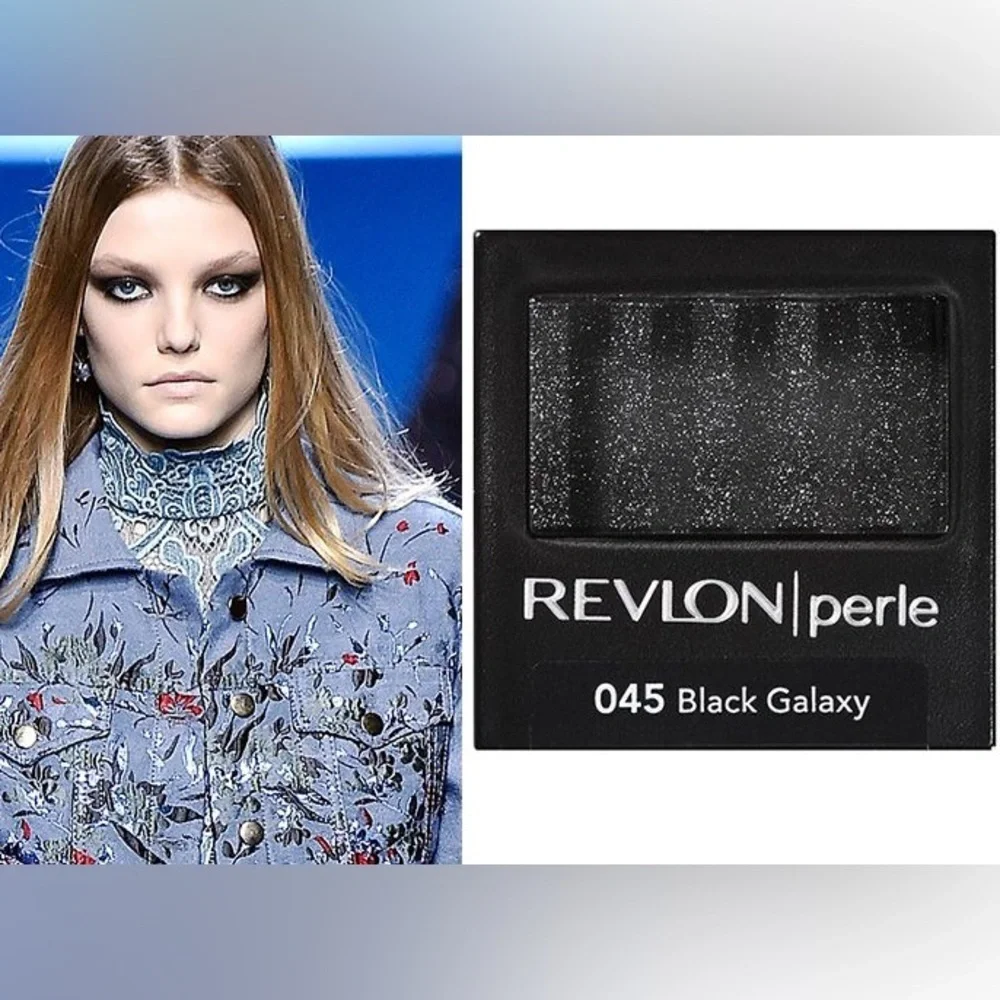 Revlon Matte Perle Eyeshadow Trio Riviera Blue Rich Sable Brown Black Galaxy - Picture 6 of 7